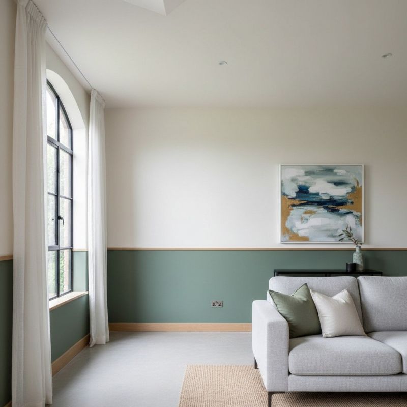 Interior Commercial Painting detail