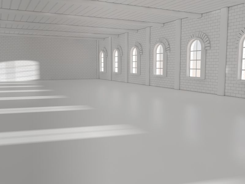 Interior Commercial Painting detail